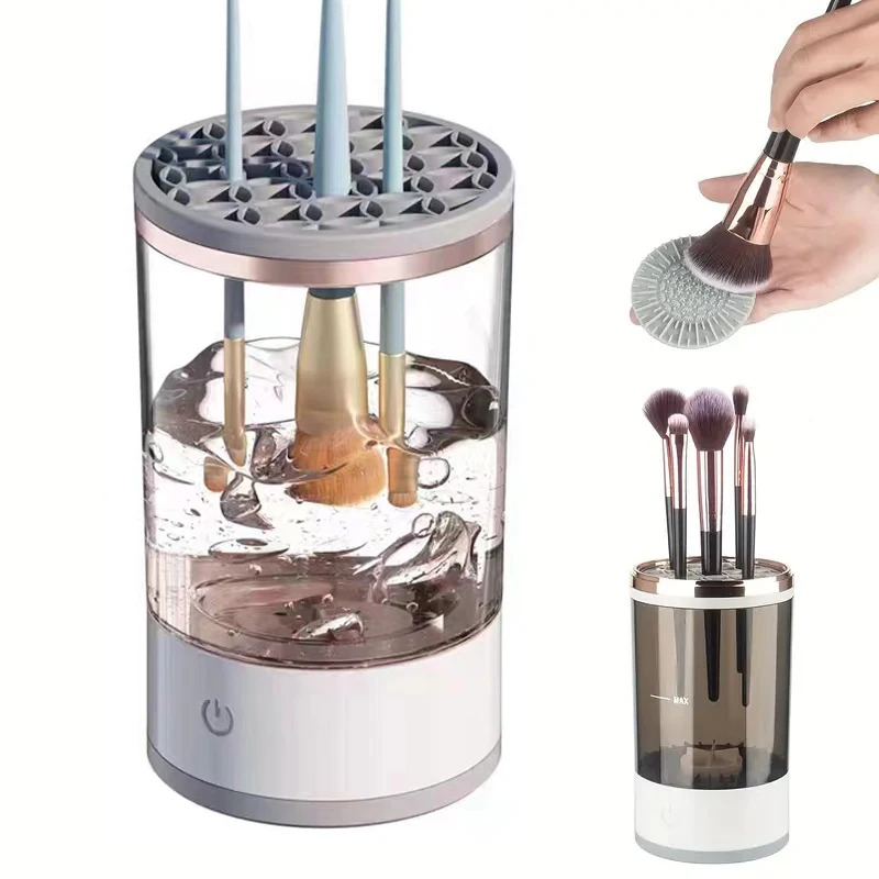 Beauty Makeup Brushes - Automatischer Elektrischer Make-up-Pinselreiniger mit USB-Anschluss, Tragbarer