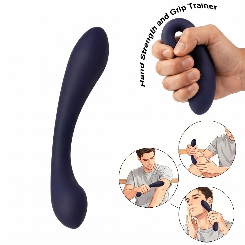 Face Massager - Blauer Selbstpflege-Muskelmassagestab für Gesicht, Beine und