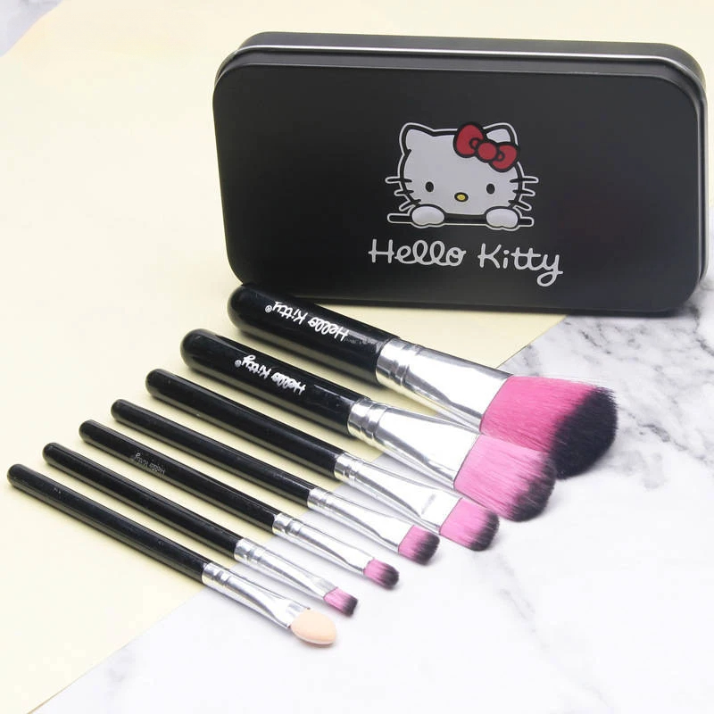 Beauty Makeup Girl - Kawaii Hello Kitty Make-up-Pinsel-Set, niedliche Pinsel