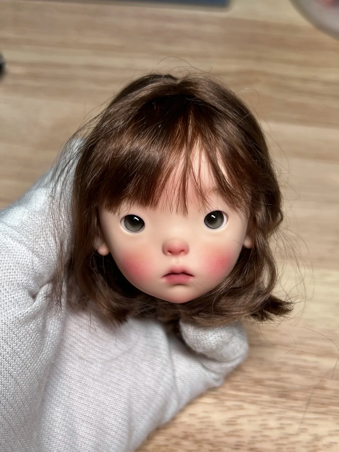 Beauty Makeup Girl - SD-BJD-Puppenkopf im Maßstab 1:6 – Doudou