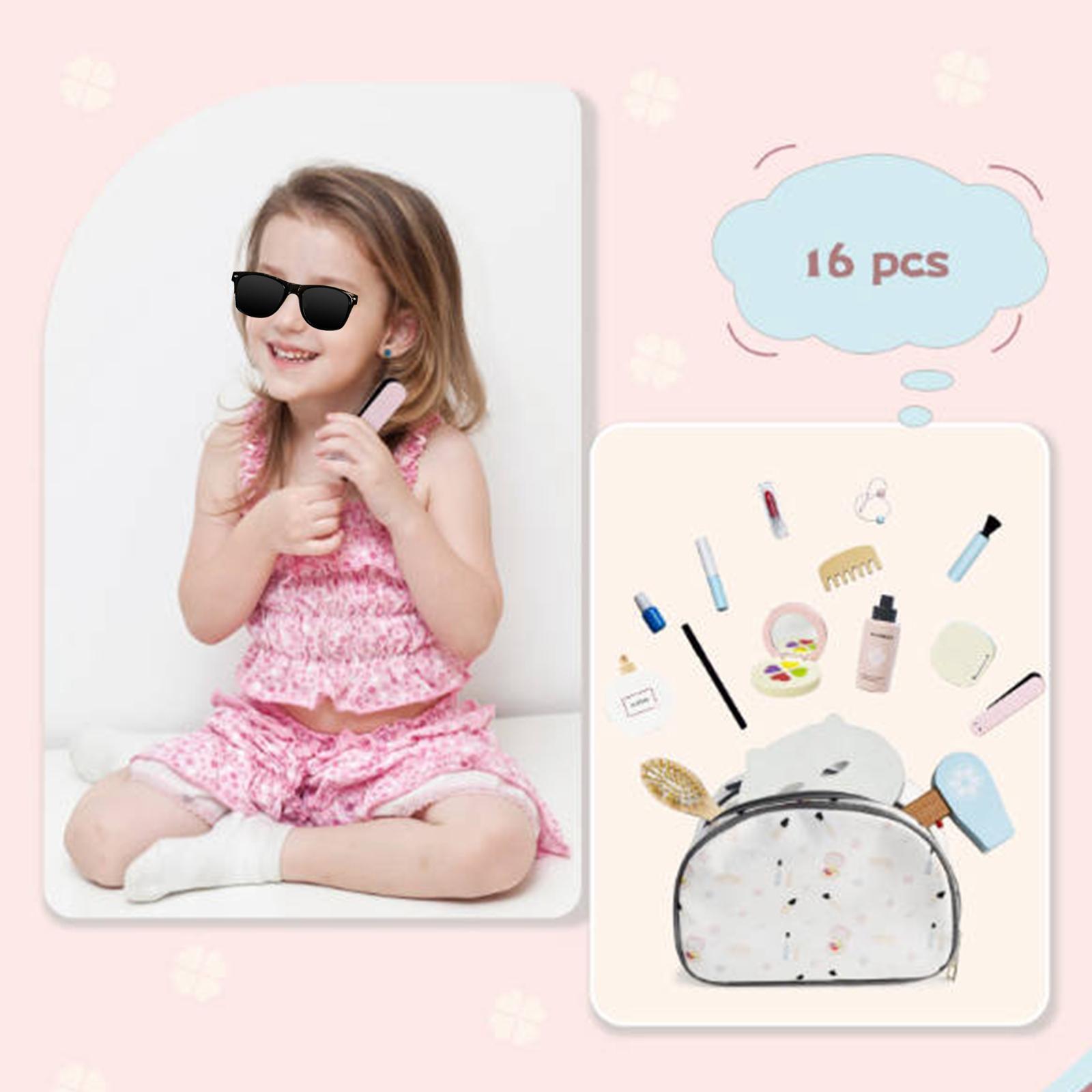 Makeup Beauty Makeup Game - Make-up-Spielzeug-Set aus Holz, Rollenspiele, Geburtstagsgeschenke, Rollenspiel,