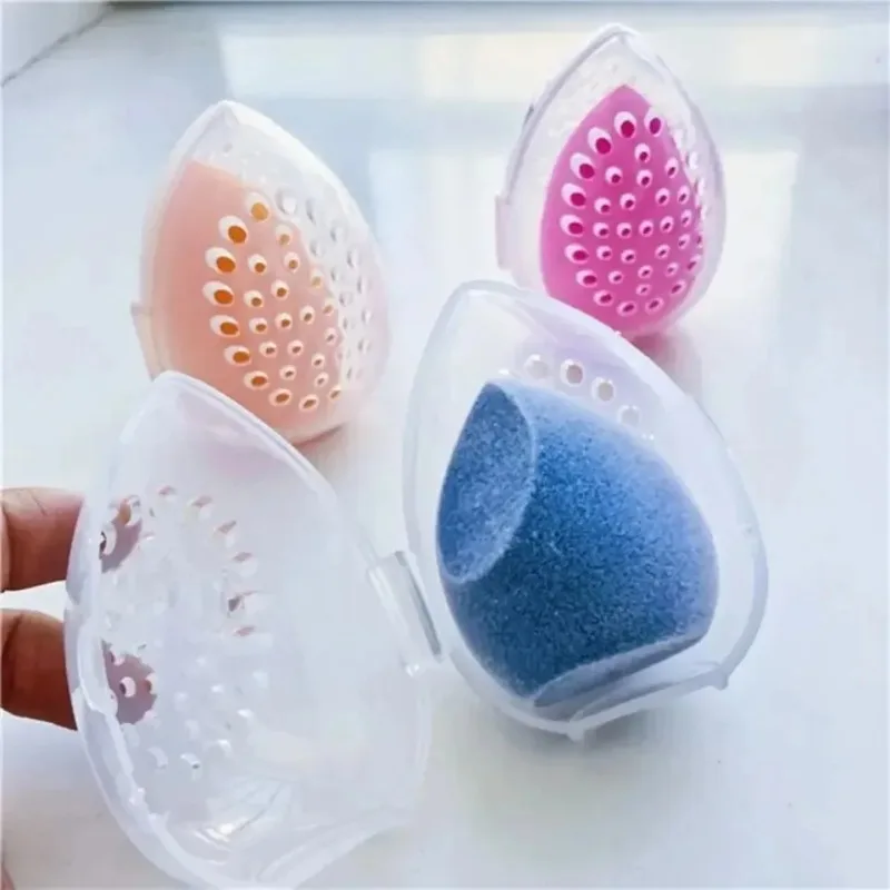 Beauty Makeup Egg - Tragbare Leere Make-Up Schwamm Lagerung Box