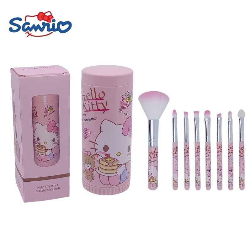 Beauty Makeup Girl - Sanrio Make-up-Pinsel, Anime, Hello Kitty, 8-teiliges