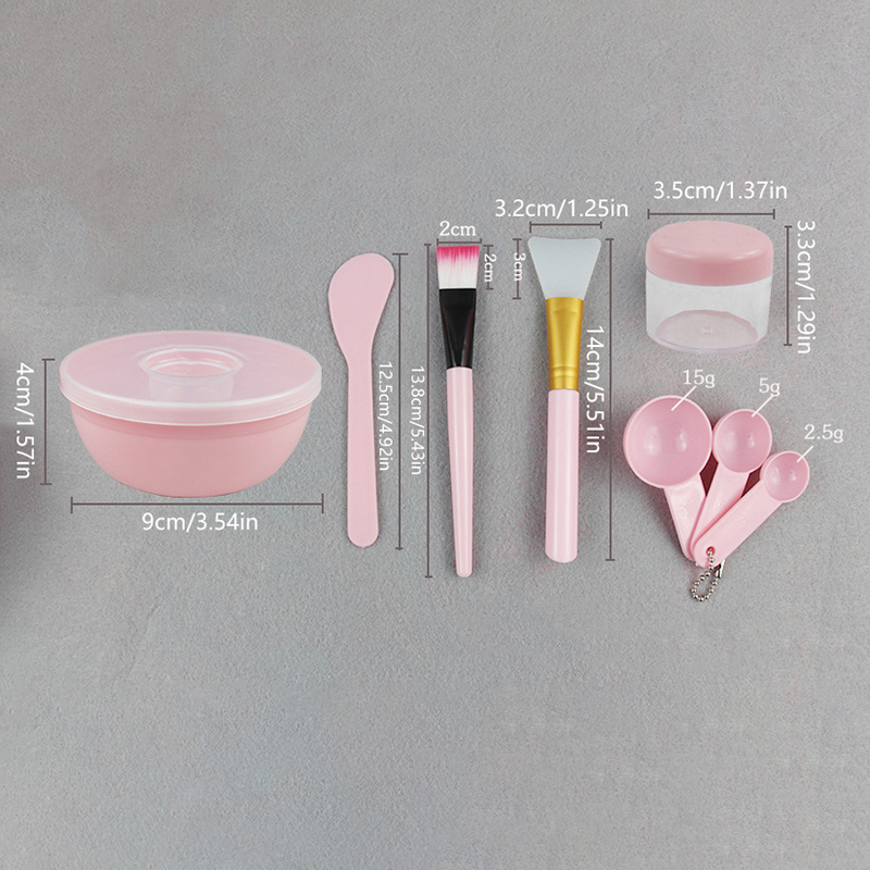 Beauty Makeup Brushes - Gesichtspinsel-Maskenschüssel-Set mit Löffel, DIY-Schönheitswerkzeuge, Mischutensilien, Hautpflege-Make-up-Zubehör,