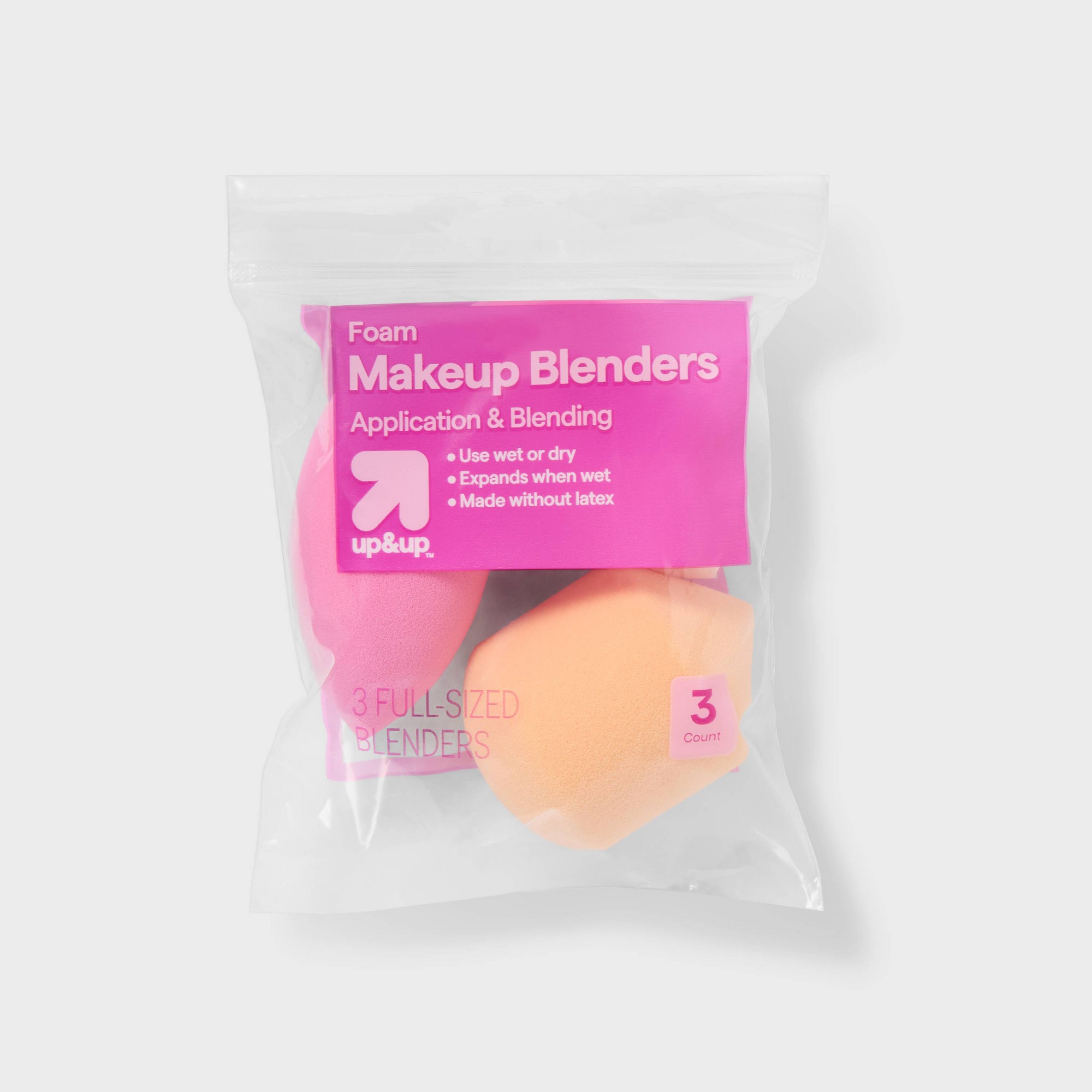 Cosmetic Sponge - 3-teiliges Make-up-Schwamm-Set in verschiedenen Formen, weiche
