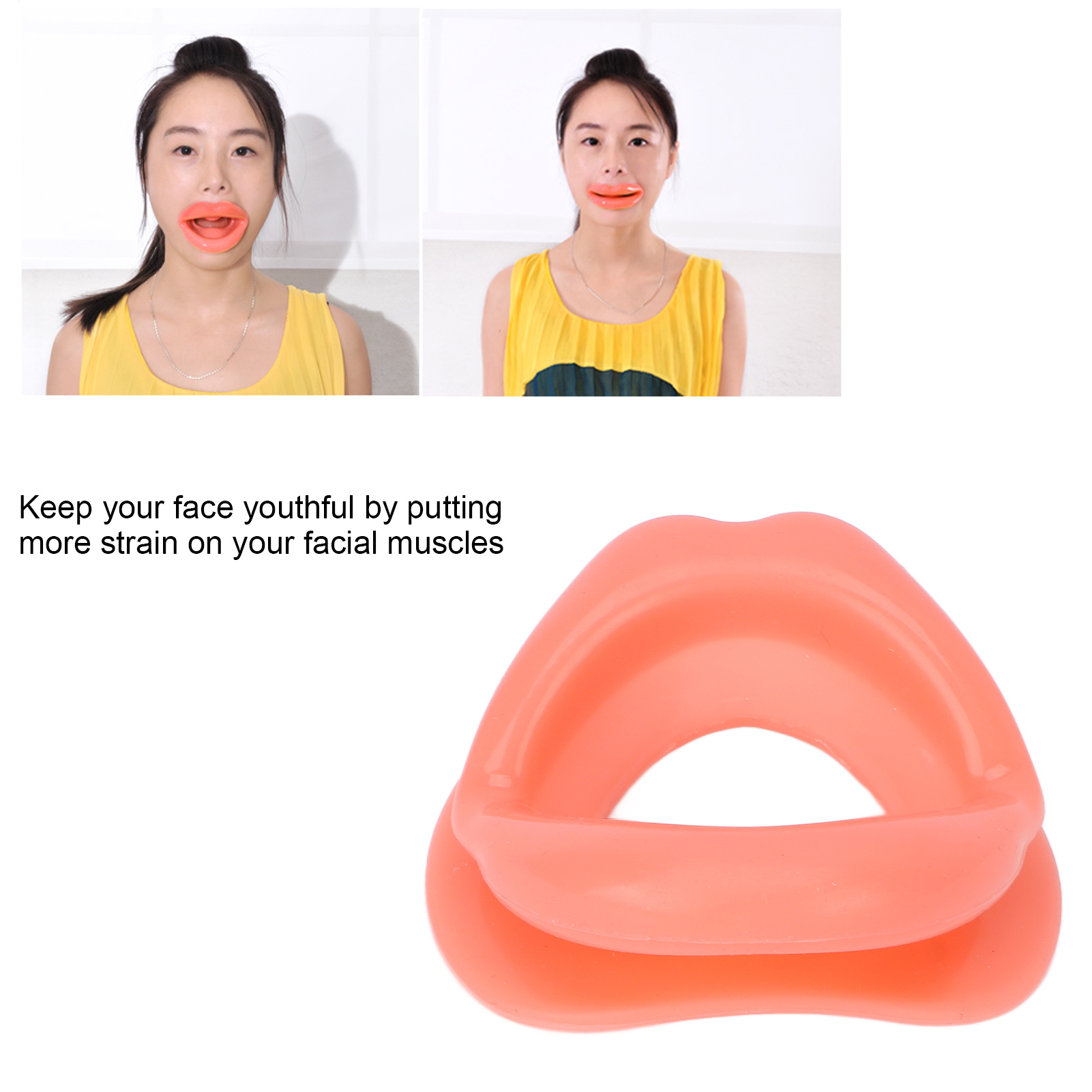Face Massager - Silikon Gummi Gesicht Schlanker Oral Mund