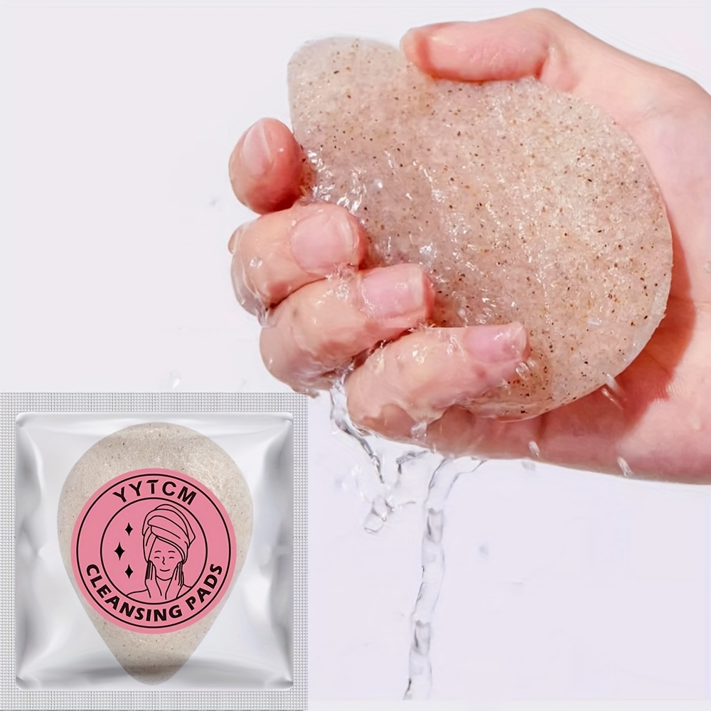 Cosmetic Sponge - Walnussbaum-Konjak-Gesichtsschwamm, natürlicher Reinigungsschwamm für das Gesicht,