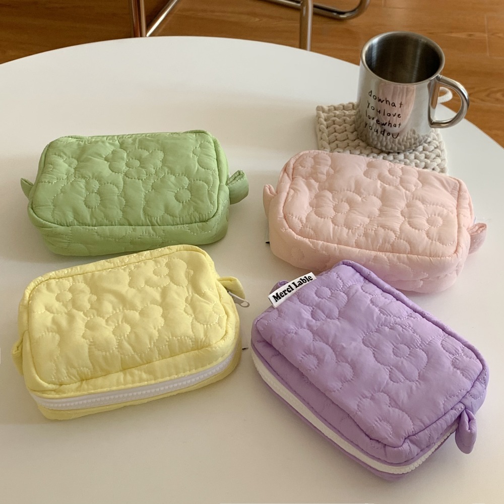 Beauty Makeup Girl - Mode Baumwolle Make-Up Lagerung Tasche Koreanische