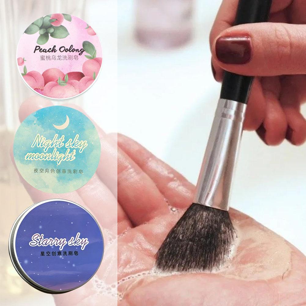 Beauty Makeup Egg - Bürstenreinigungsseife, Beauty-Ei-Puderquaste-Reinigungsseife, Make-up-Pinsel-Waschseife, Make-up-Entferner-Seife, Reinigungswerkzeug