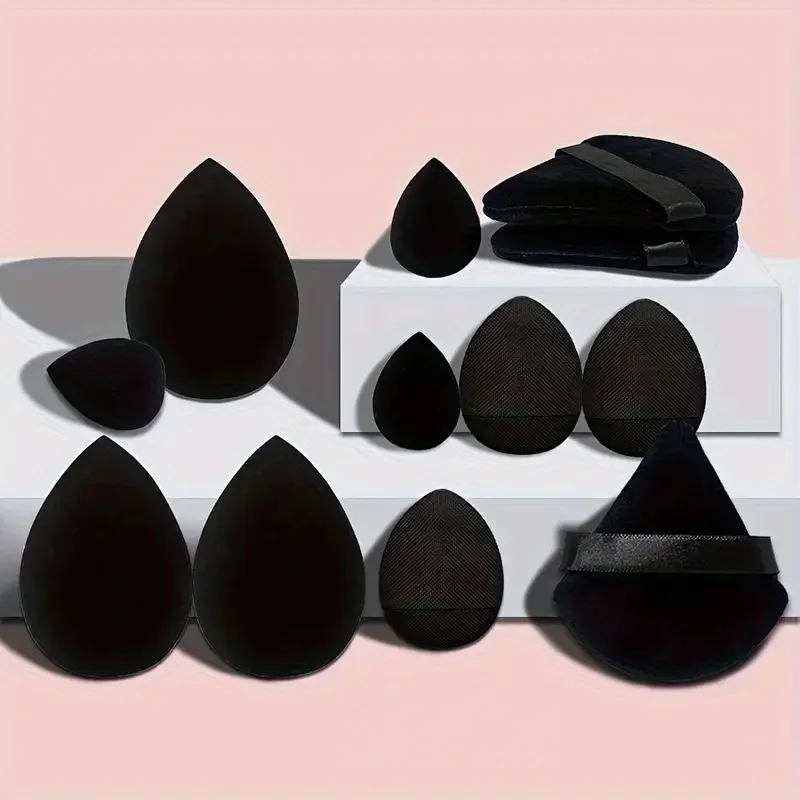 Beauty Makeup Egg - 12 Teile/beutel Allzweck-Make-up-Schwamm-Set aus 3 losen