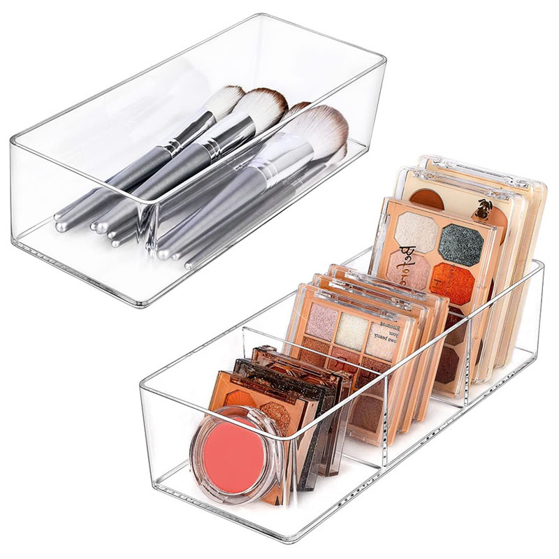 Cosmetic Sponge - Acryl-Kosmetik-Aufbewahrungsbox für Lippenstift, Make-up-Pinsel, geschichtete Aufbewahrung,