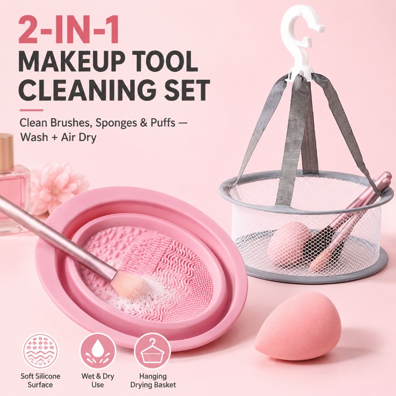2-in-1 Silikon Make-up Pinsel  – Beauty Makeup Brushes Bewertung und Preis