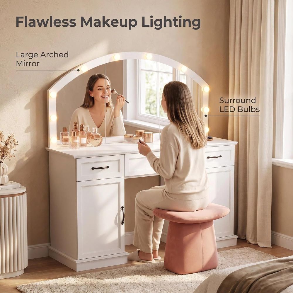 Großer 55 LED Schminkspiegel m – Beauty Makeup Hd Bewertung und Preis