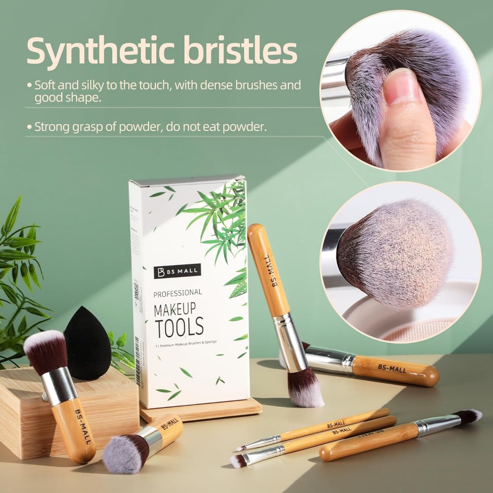 BS-MALL Make-up-Pinsel-Set, 11 – Blush Brush Kabuki Bewertung und Preis