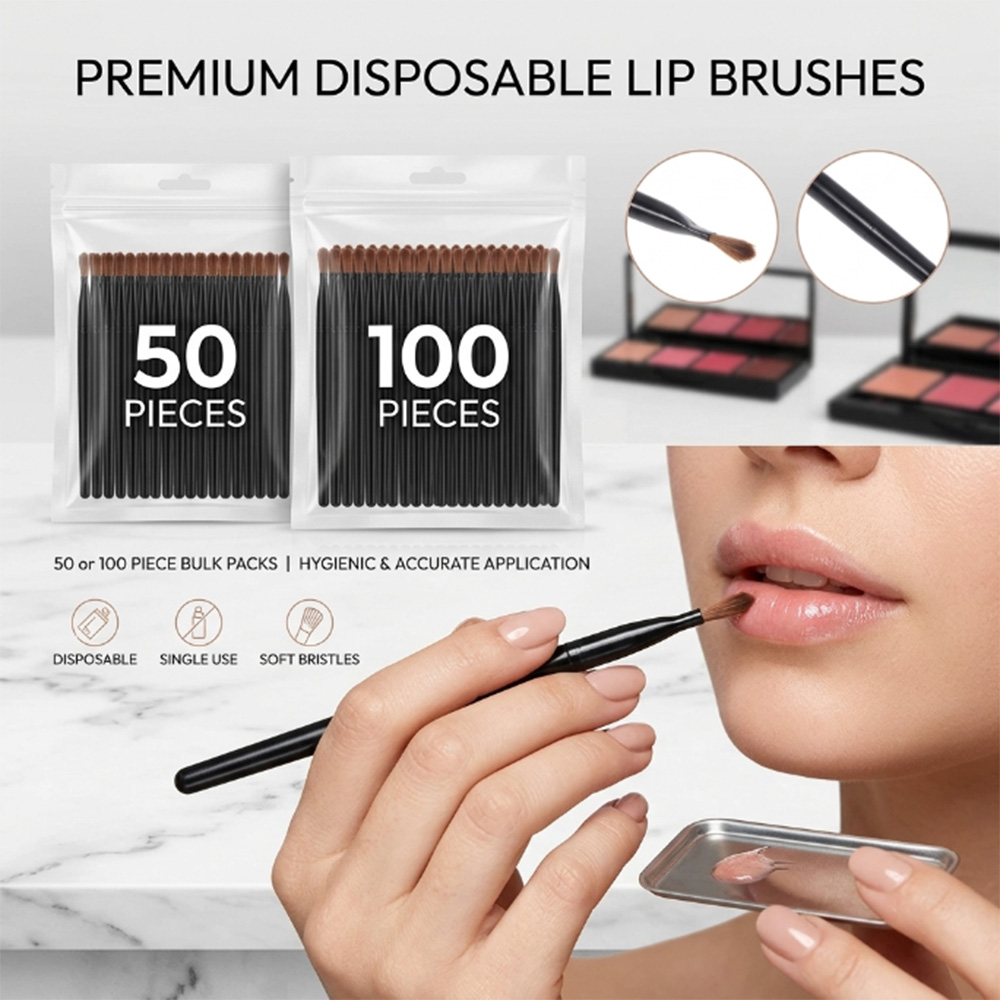 50/100 Stück Einweg-Lippenpins – Beauty Kiss Makeup Bewertung und Preis