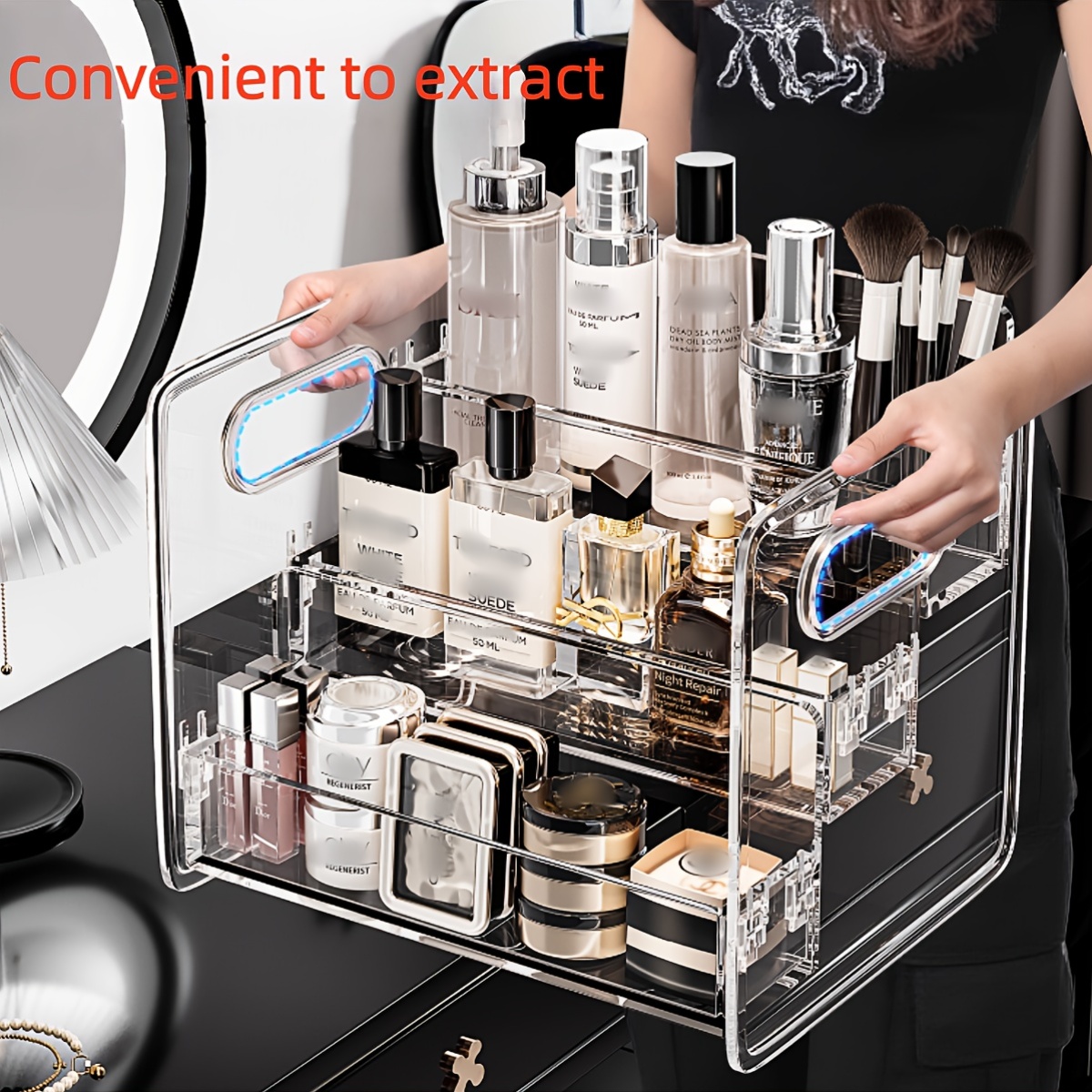 1 Stück Desktop-Kosmetik-Organ – Beauty Kiss Makeup Bewertung und Preis