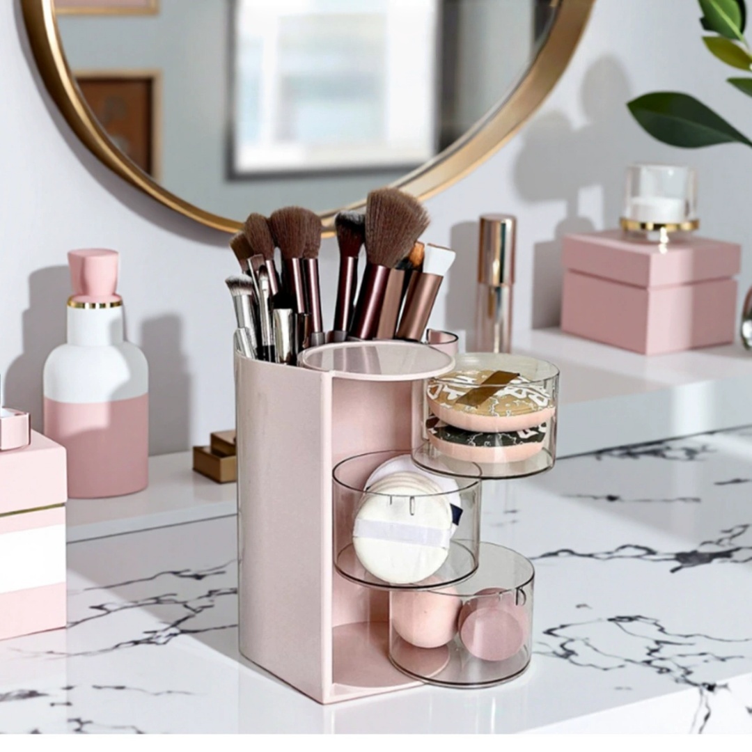Drehbare Kosmetik-Aufbewahrung – Blush Brush Kabuki Bewertung und Preis
