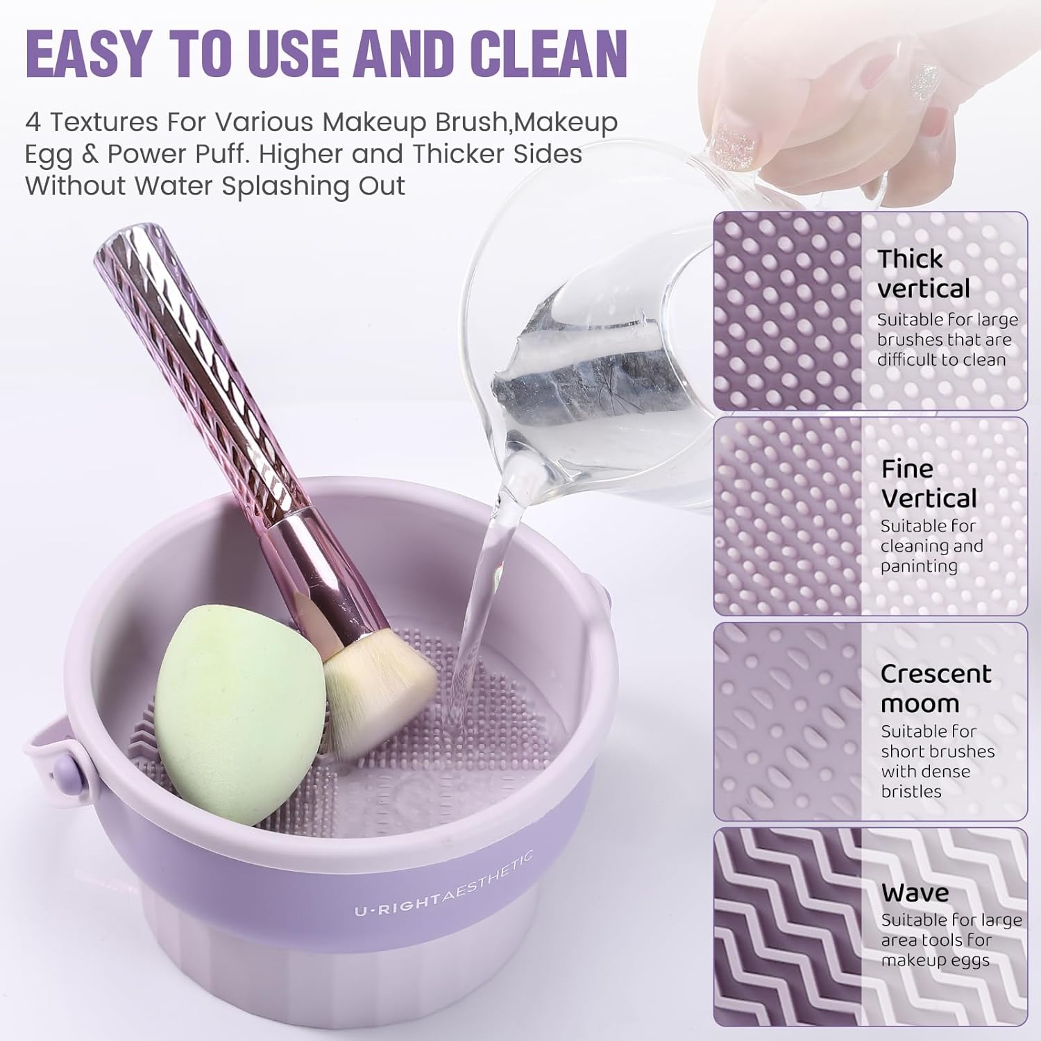 Make-up-Pinsel-Reinigungsschal – Beauty Makeup Egg Bewertung und Preis