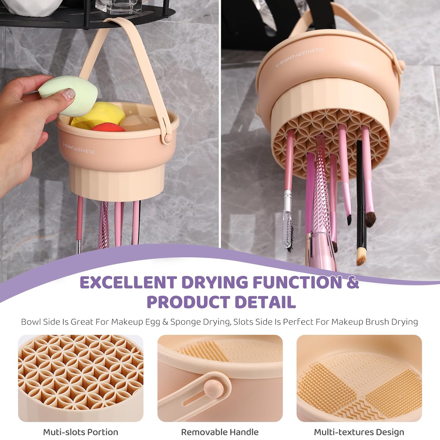 Make-up-Pinsel-Reinigungsschal – Beauty Makeup Egg Bewertung und Preis