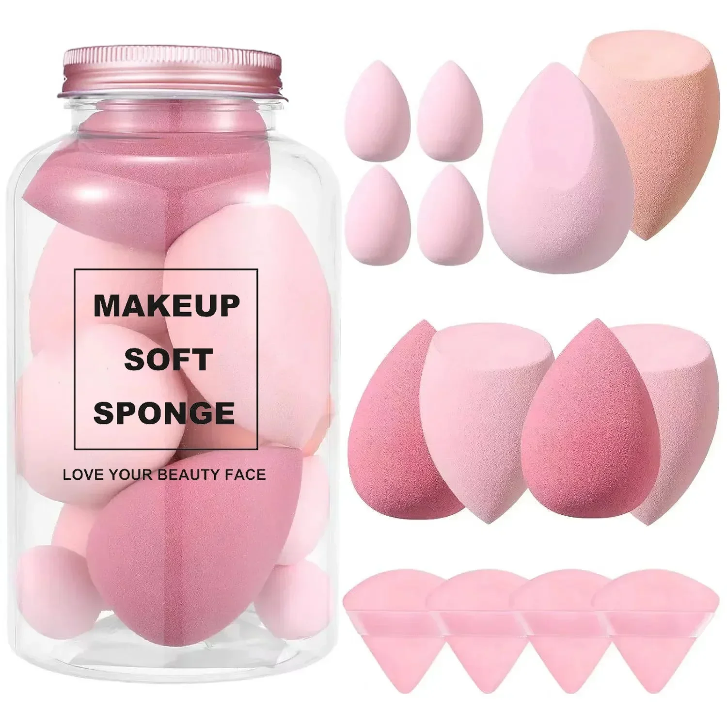 12/14Pcs Make-Up Schwamm Mixer – Beauty Makeup Egg Bewertung und Preis