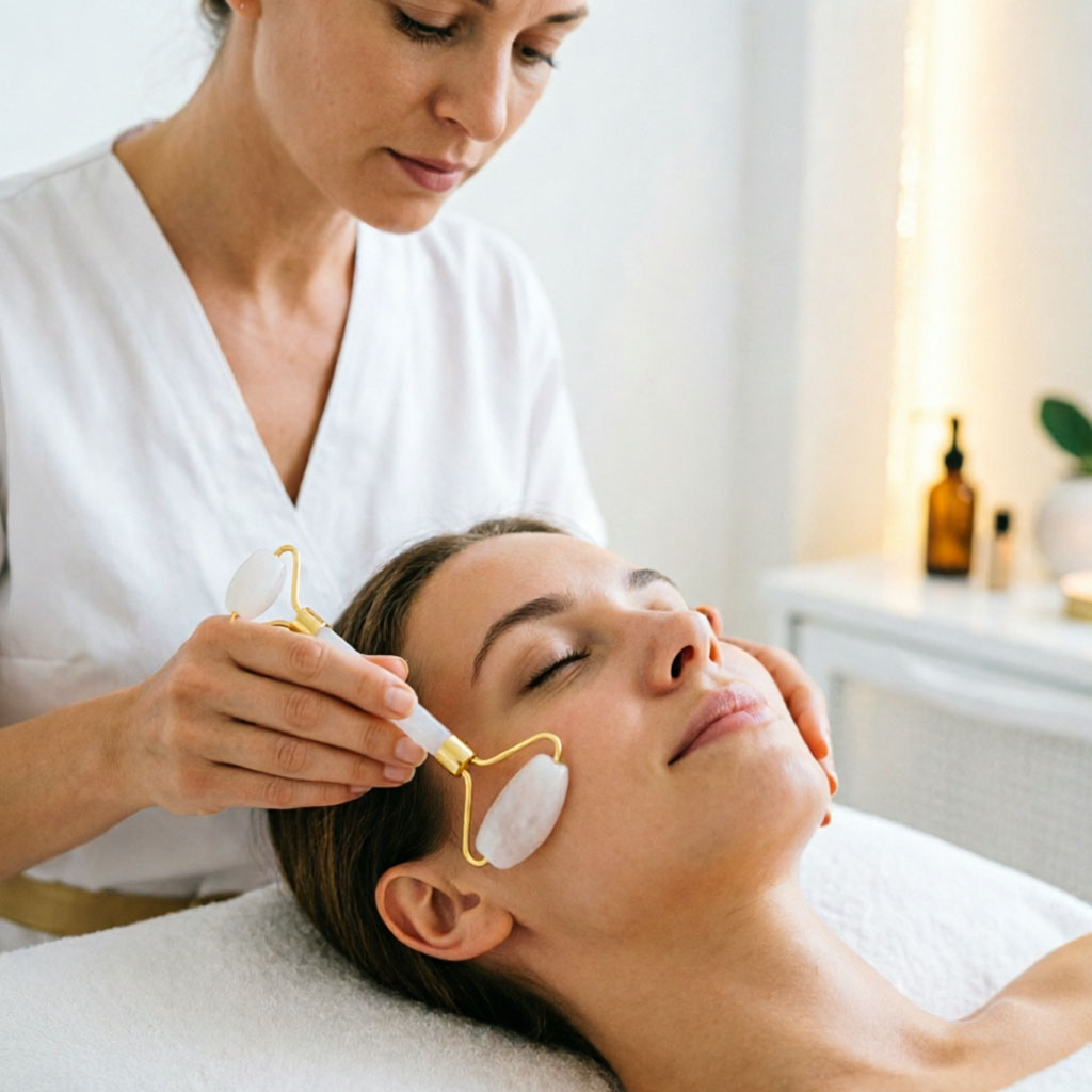 Weißer Gua Sha Natürlicher Jad – Face Massager Bewertung und Preis