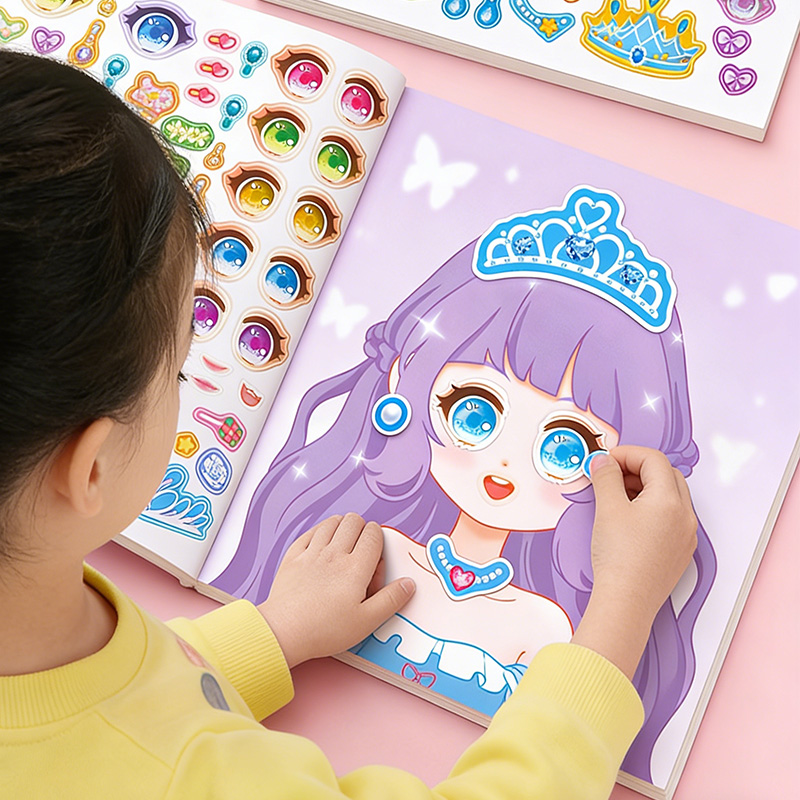Prinzessinnen-Make-up-Aufklebe – Makeup Beauty Makeup Game Bewertung und Preis